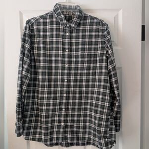 Uniqlo Women's Button Down Plaid Flannel Shirt